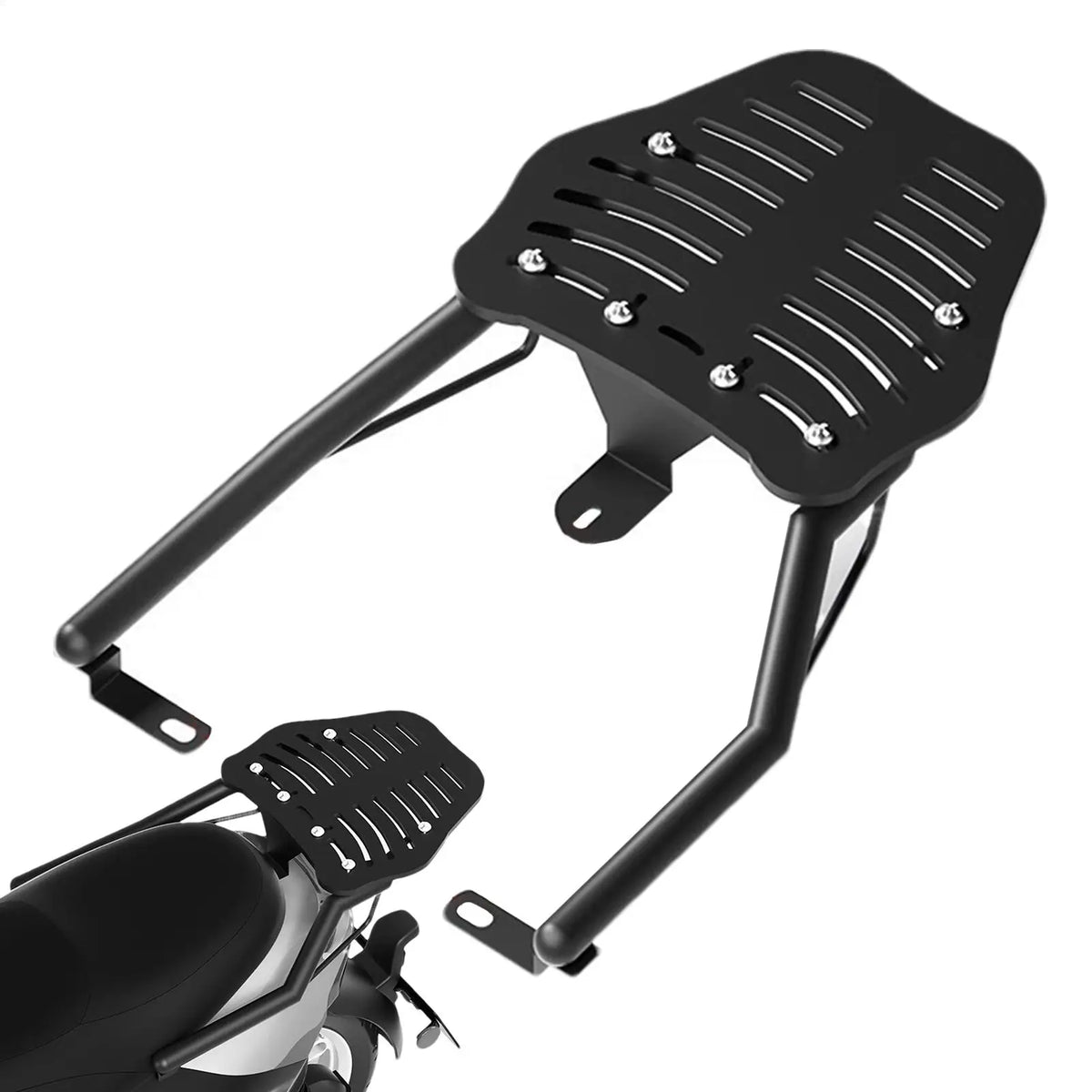Adjustable Motorcycle Luggage Rack – Stainless Steel Trunk Rack Motorcycle Luggage Rack Babs