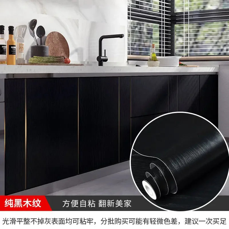 Waterproof Wood Grain Self-Adhesive Vinyl Contact Paper Roll Vinyl Contact Paper Babs