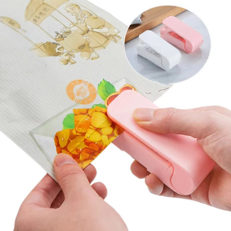Mini Thermal Bag Sealer – Heat Seal Clips for Food & Snacks Bag Sealer Clip Babs