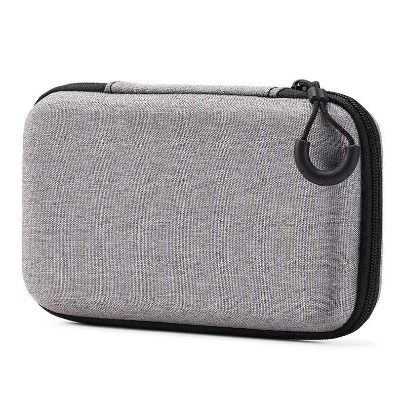 Electronics Organizer Pouch – Cable & Earphone Storage Bag Electronics Organizer Pouch Babs Grey-15x 10 x4.5cm