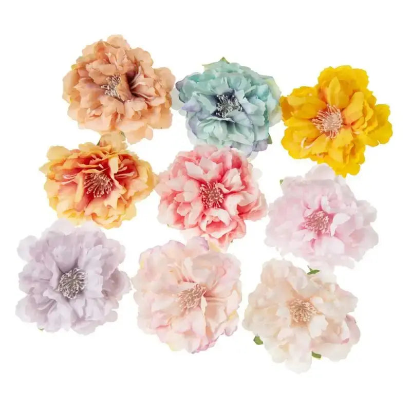 50/100pcs Silk Peony Artificial Flowers – Wedding & Home Decor Artificial Silk Flowers Babs