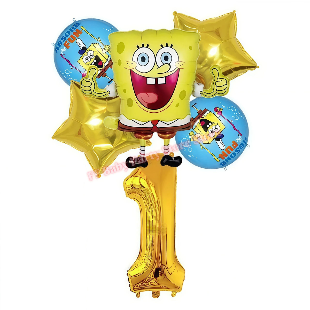 Cartoon Kids Birthday Party Decoration Set – Balloons, Backdrop & More Kids Party Decoration Set Babs 6pcs balloons-1