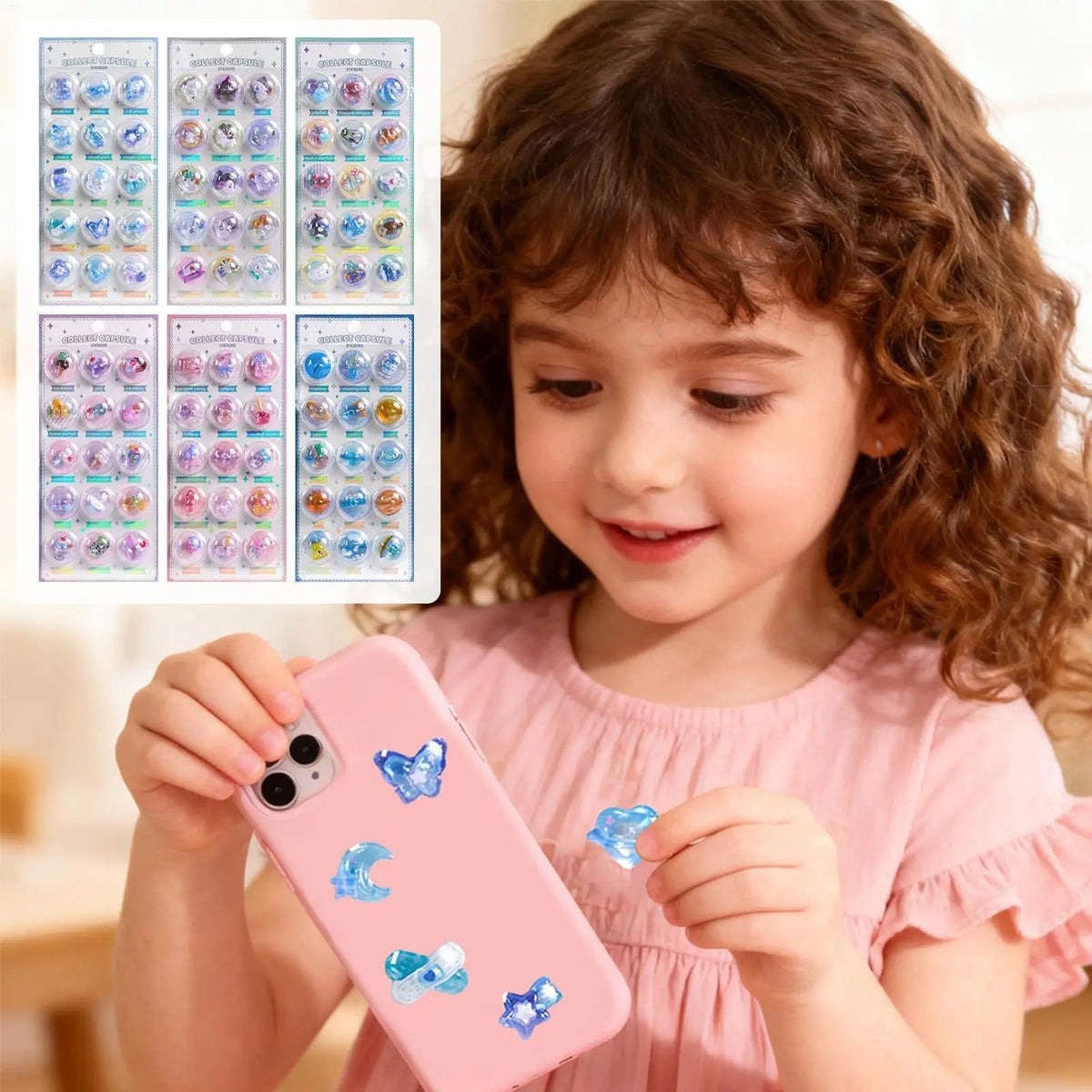 3D Kawaii Stickers – Sweets, Fruit & Ice Cream PVC Set (10pc) Decorative Craft Stickers Babs