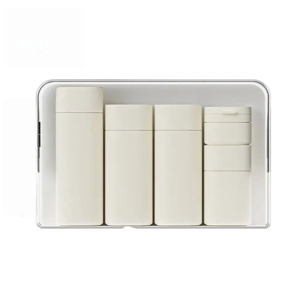 Silicone Travel Bottles Set – Refillable Squeeze Containers Travel Bottle Set Babs White
