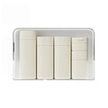 Silicone Travel Bottles Set – Refillable Squeeze Containers Travel Bottle Set Babs White