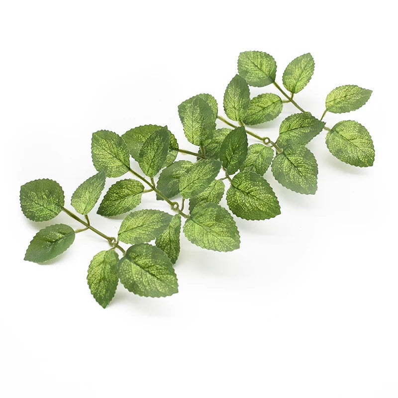 30/50pcs Silk Artificial Leaves for Wedding & DIY Decor Artificial Silk Leaves Babs style 1 30pcs