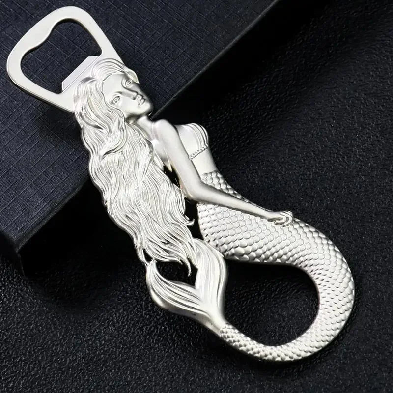 Mermaid Magnetic Bottle Opener – Zinc Alloy Fridge Beer Opener Bottle Opener Babs