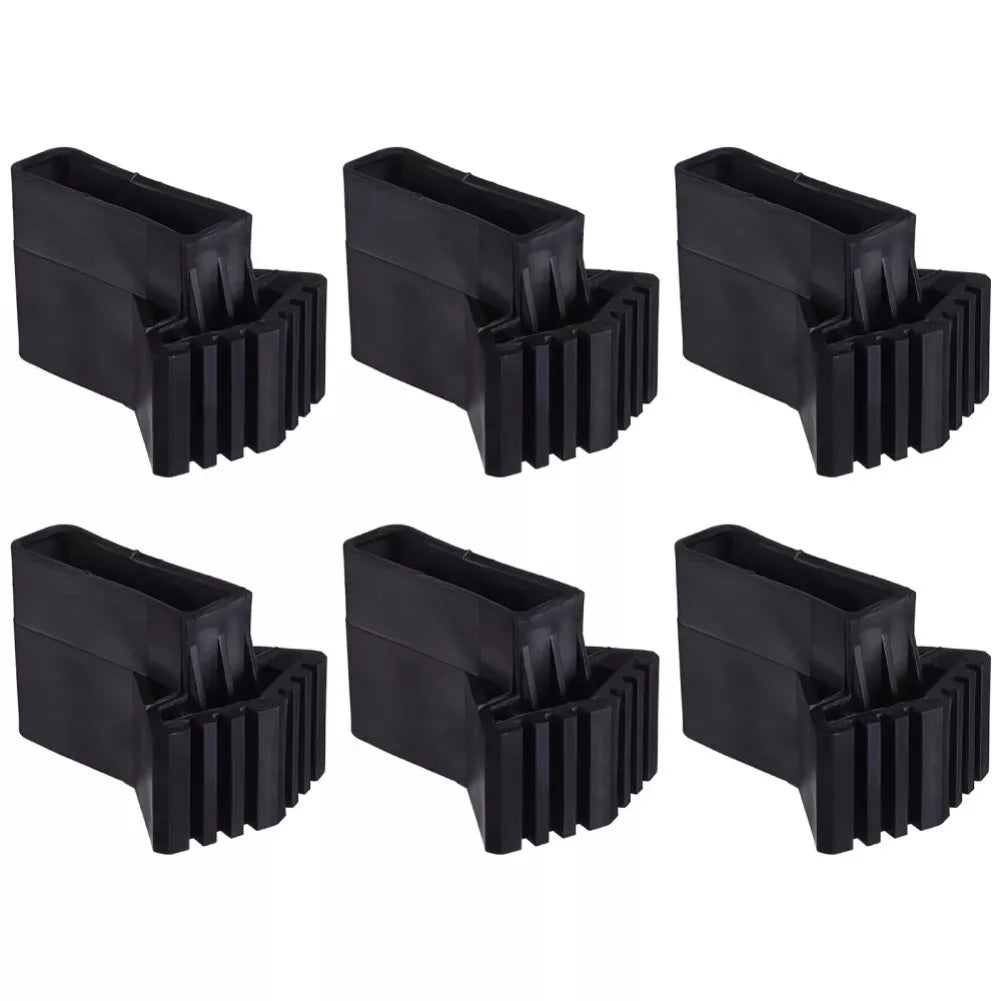 Non-Slip Rubber Ladder Foot Pads & Chair Leg Covers 4/6 Pack Ladder Foot Pads Babs 6pcs