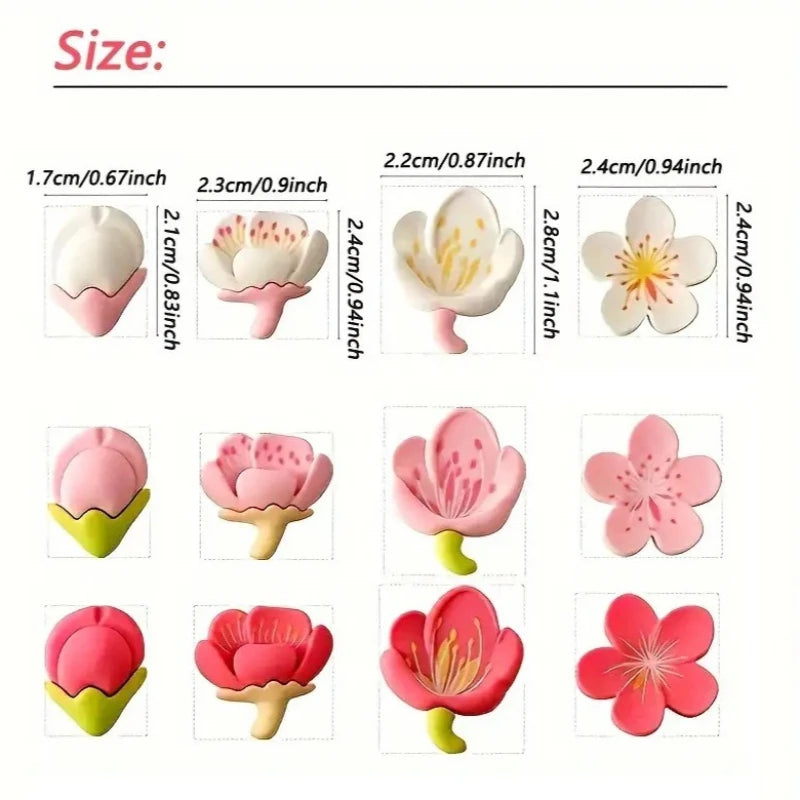 24Pcs Flower Push Pins – Decorative Bulletin Board Thumbtacks Decorative Push Pins Babs