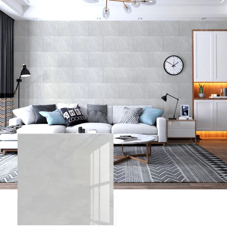 10-Pack Marble PVC Self-Adhesive Tile Wall Stickers 30×30cm Wall Tile Stickers Babs 7001 10pcs-30x30cm
