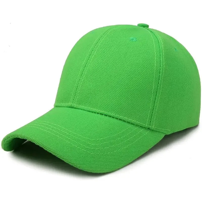 Unisex Adjustable Baseball Cap – Curved Brim Sun Visor Hat Baseball Cap Babs fluorescent green