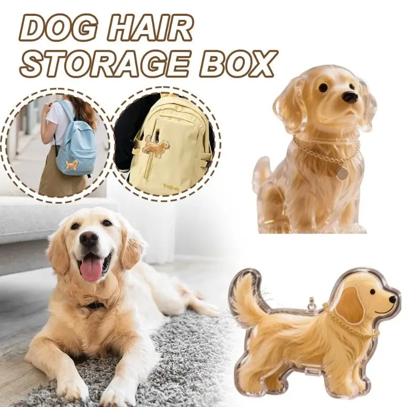 Pet Dog Hair Keepsake Keychain – Transparent Storage Capsule Pet Keepsake Keychain Babs