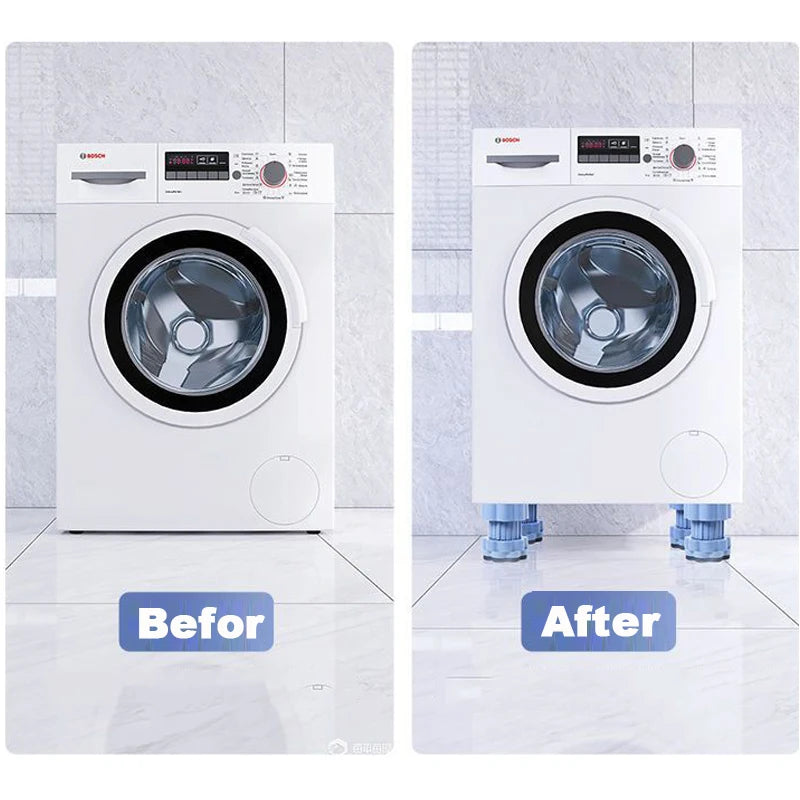 Adjustable Washing Machine Foot Pads – Non-Slip & Noise Dampening Appliance Foot Pad Babs