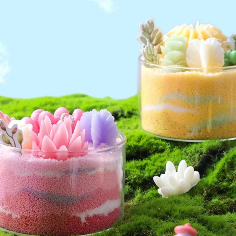 Soy Wax Aromatherapy Candle – Succulent Cactus Scented Décor Aromatherapy Candle Babs