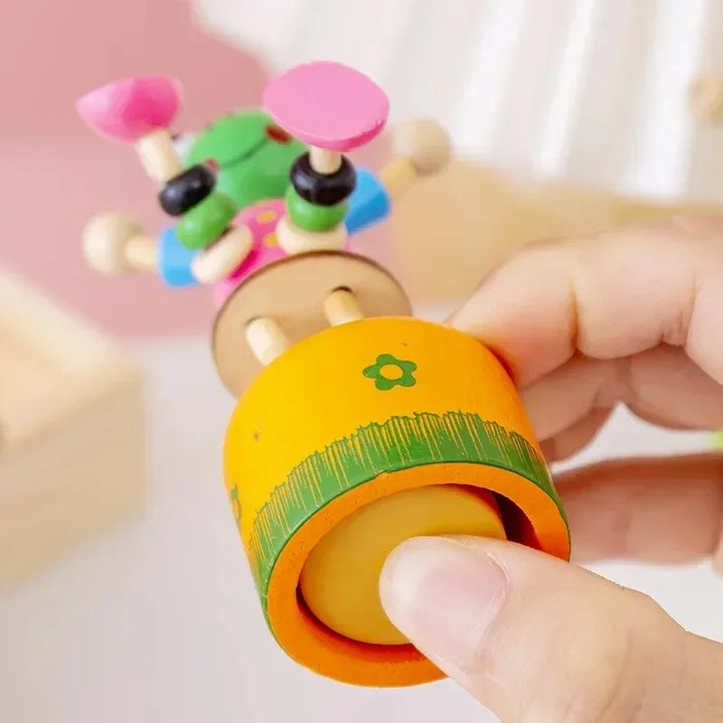 Wooden Finger Puppet Animal Toy – Party Favors for Kids Finger Puppet Toy Babs