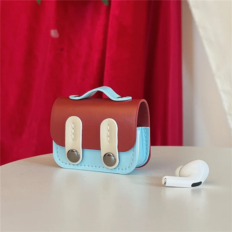 3D Cartoon Schoolbag Earphone Case with Pendant – PU Leather Earphone Case Babs