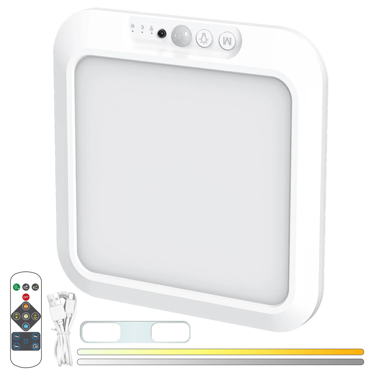 Ultra-Thin LED Motion Sensor Ceiling Light – Auto Induction Lamp Motion Sensor Ceiling Light Babs White 1PC