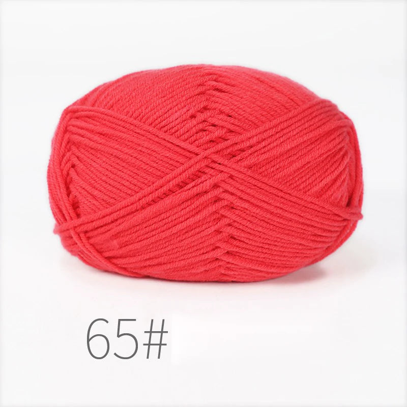 10 Balls 500g Soft Milk Cotton Yarn for Knitting & Crochet Knitting Crochet Yarn Babs 65 10pcs