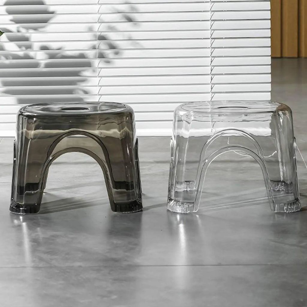 Clear Non-Slip Shower Foot Stool – Waterproof Bathroom Bench Shower Foot Stool Babs