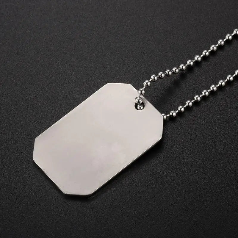 USSR CCCP Soviet Dog Tag Necklace | Liberty Equality Brotherhood Dog Tag Necklace Babs