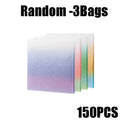 Gradient Sticky Notes Semi-Transparent PET Notepad – 50 Sheets Sticky Notes Notepad Babs Random-3Bags