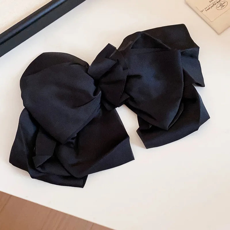 Sweet Satin Bow Hair Clips – Bowknot Barrettes for Women & Girls Bow Hair Barrettes Babs S7
