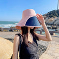 Women's Wide Brim Bucket Hat UPF 50+ Full Face Shield UV Cover Wide Brim Sun Hat Babs Pink 5PCS