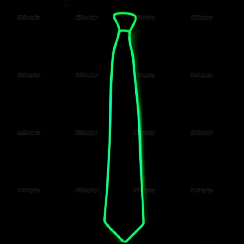 LED Flashing Jazz Cap Glow Hat – Unisex Party Costume Set LED Costume Hat Babs green tie