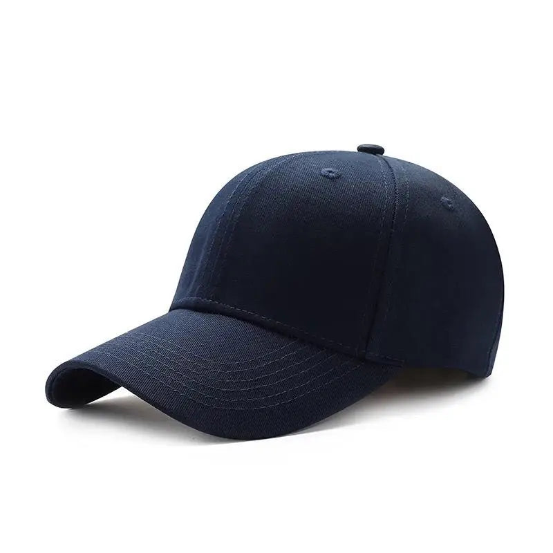 Unisex Adjustable Baseball Cap – Curved Brim Sun Visor Hat Baseball Cap Babs navy blue