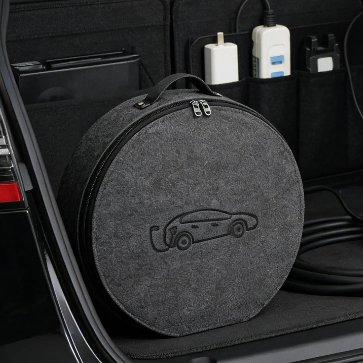 Waterproof EV Charger Cable Storage Bag | Electric Vehicle EV Charger Storage Bag Babs