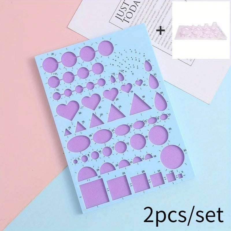 Paper Quilling Tool Set with Templates – 2pcs Rolling Kit Paper Quilling Kit Babs