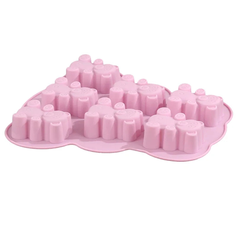 3D Bear Silicone Mold – Chocolate, Candy & Fondant Mould Silicone Baking Mold Babs