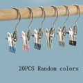 20PCS Boot Hanger Clips – Space-Saving Laundry Hooks & Pins Closet Hanger Clips Babs 20PCS Random colors