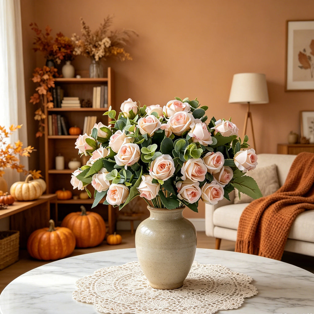 Silk Rose Artificial Flowers – Wedding Bouquet & Home Décor Artificial Silk Flowers Babs