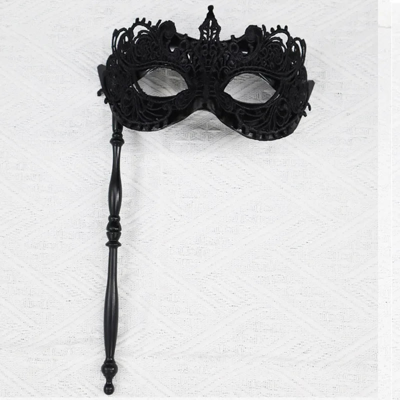 Venetian Mask with Stick – Mardi Gras Costume Party Mask Costume Party Mask Babs 2