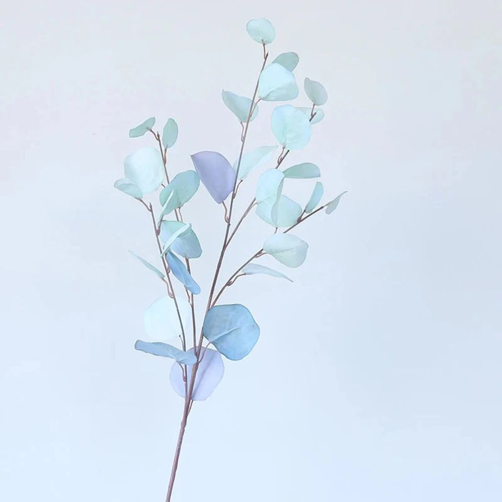 Artificial Eucalyptus Branches – Faux Greenery Wedding & Home Décor Artificial Greenery Branches Babs Blue 4pcs