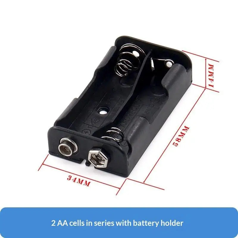 AA LR6 Battery Holder 2–8 Slots | DIY Electronics & Physics Battery Holder Babs A1