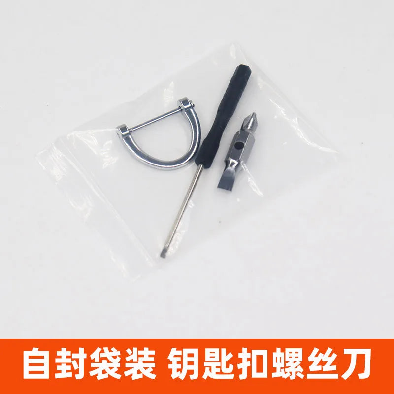 Keychain Screwdriver Set – Flathead & Phillips Stainless Steel Keychain Screwdriver Set Babs WHITE