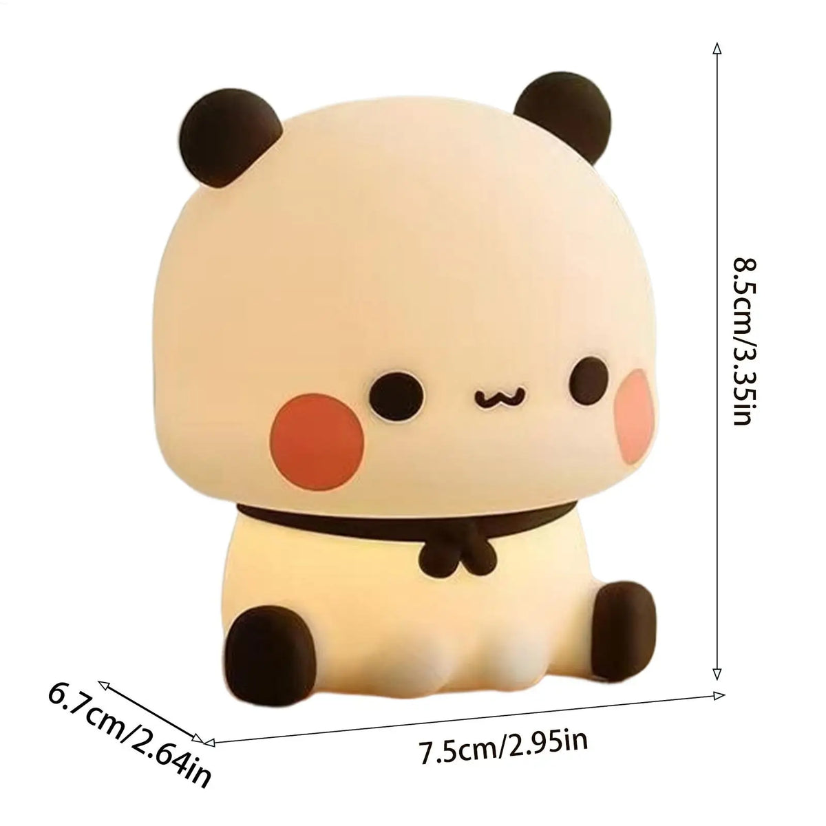 Cute Animal Silicone LED Night Light – Dimmable Touch Lamp for Kids LED Night Light Babs