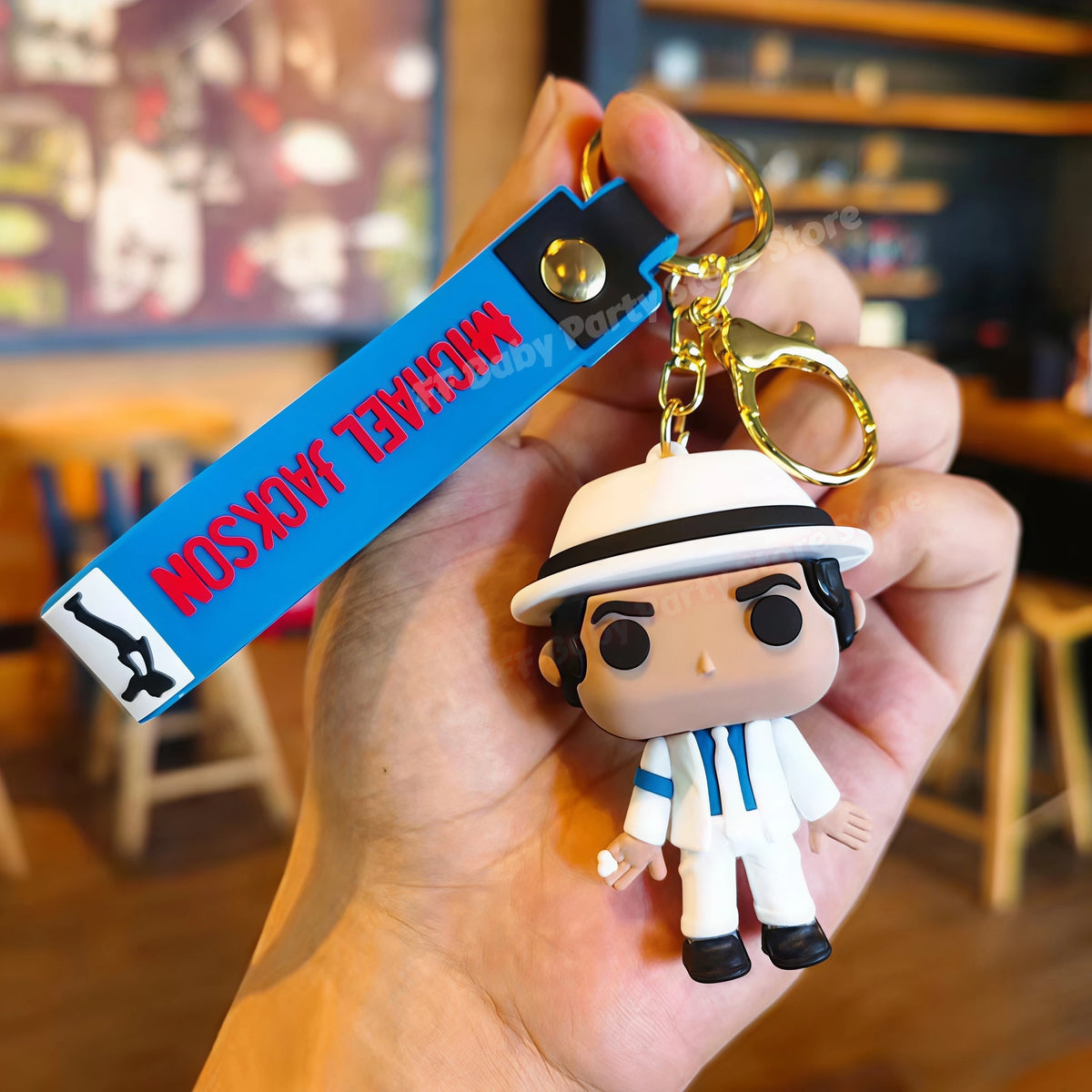 MJ Music Idol Doll Keychain – Party Favor & Birthday Gift Novelty Keychain Babs 1pc 1
