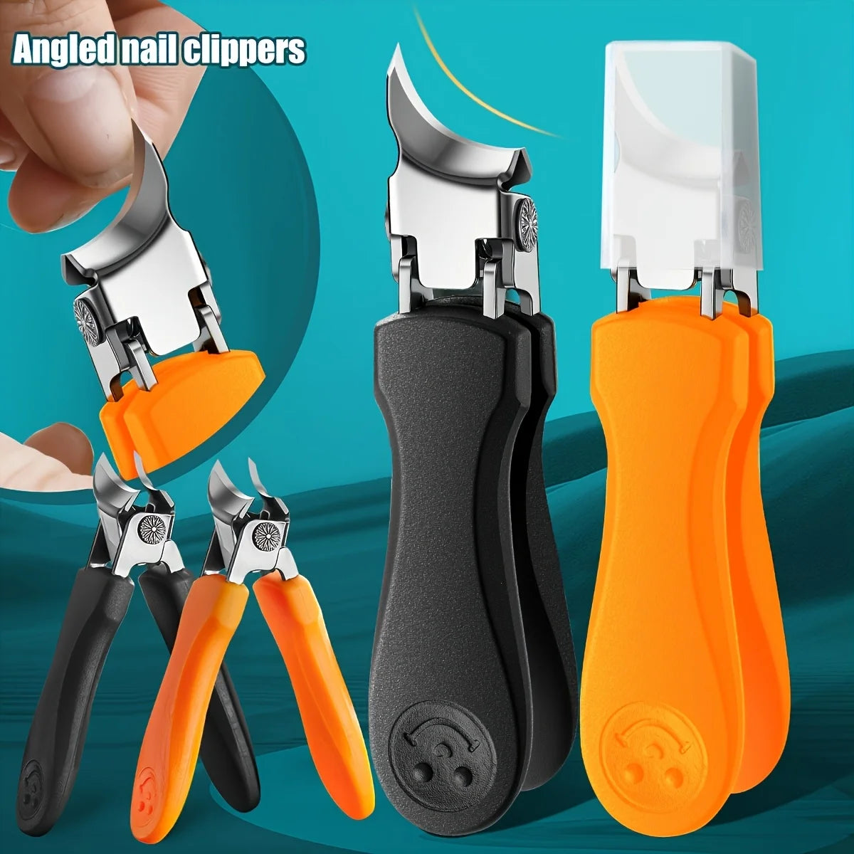 Professional Toenail Clippers for Thick Nails – Ergonomic Grip Toenail Clipper Babs