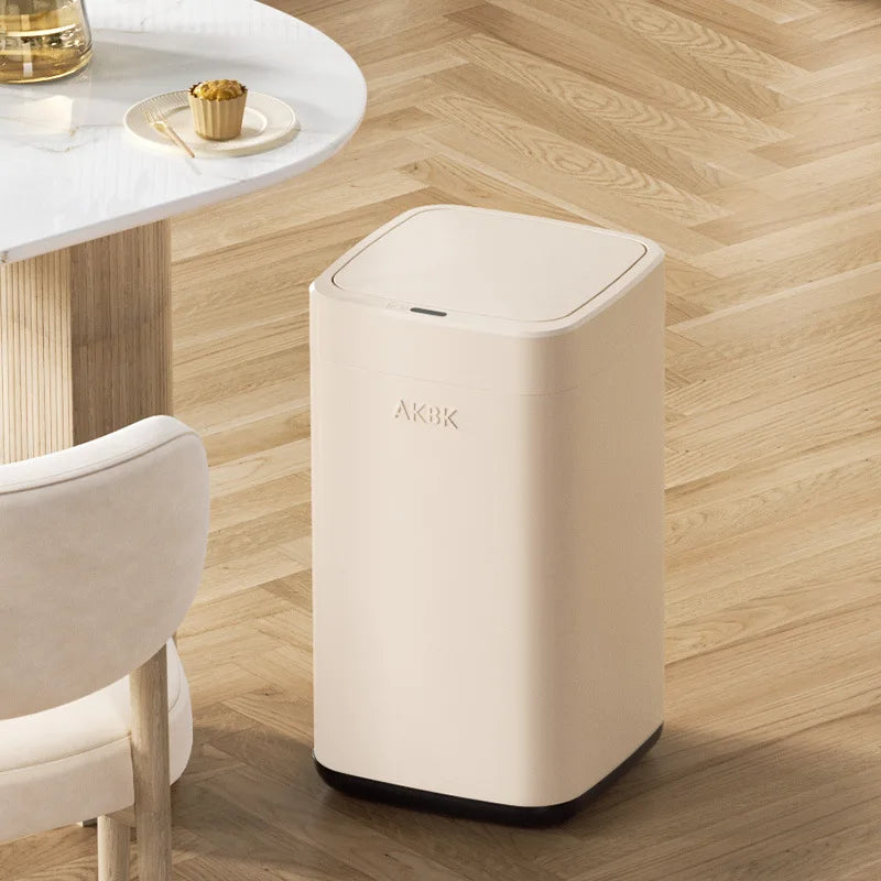 Smart Sensor Stainless Steel Trash Can with Lid – 12L Smart Sensor Bin Babs