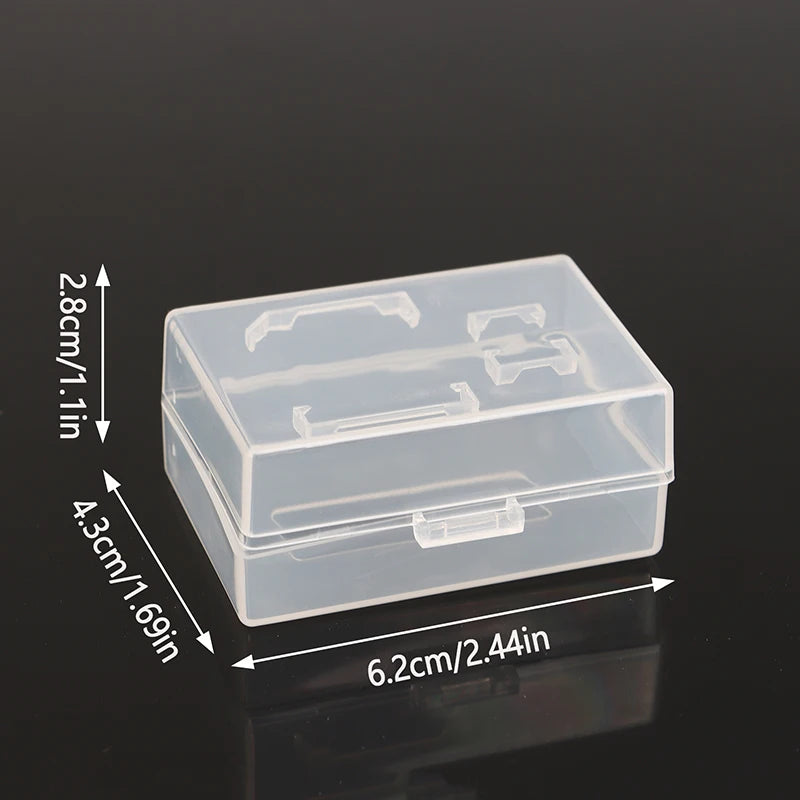 2Pcs Camera Battery & Memory Card Moisture-Proof Storage Case Camera Battery Case Babs