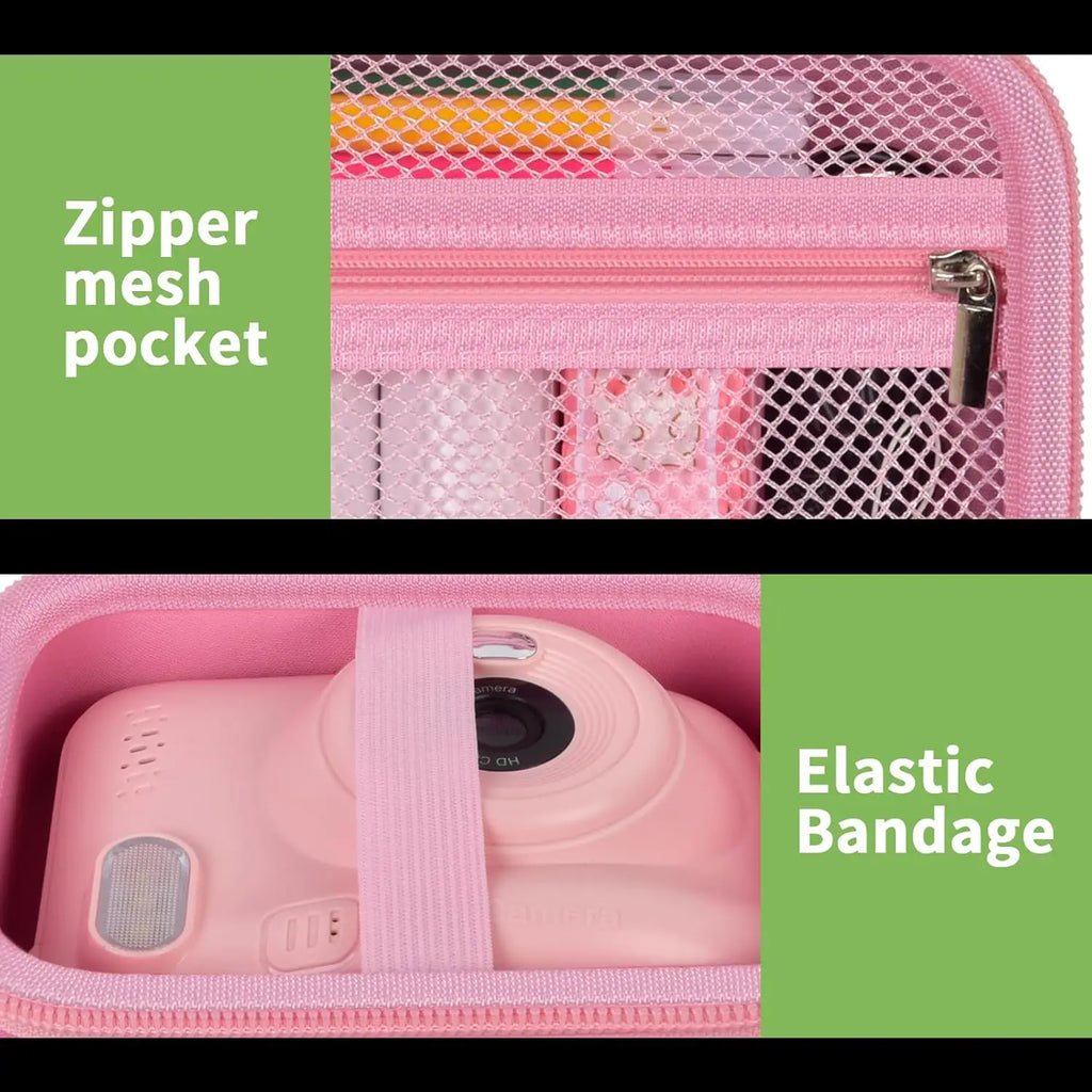 Kids Instant Print Camera Case Bag – Fits Gofunly & More Kids Camera Bag Babs