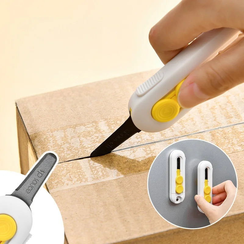 Magnetic Letter Opener & Box Cutter – Mini Stainless Steel Letter Opener Babs WHITE