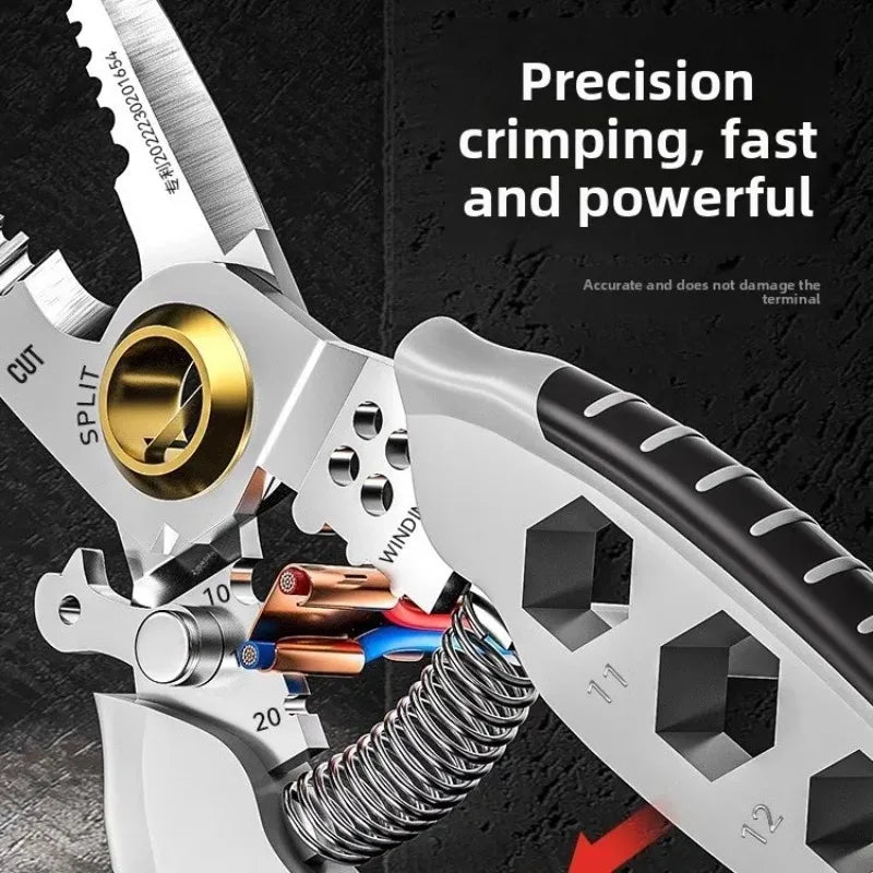 Wire Stripper Crimping Pliers – Multifunctional Cable Cutter Wire Stripper Pliers Babs