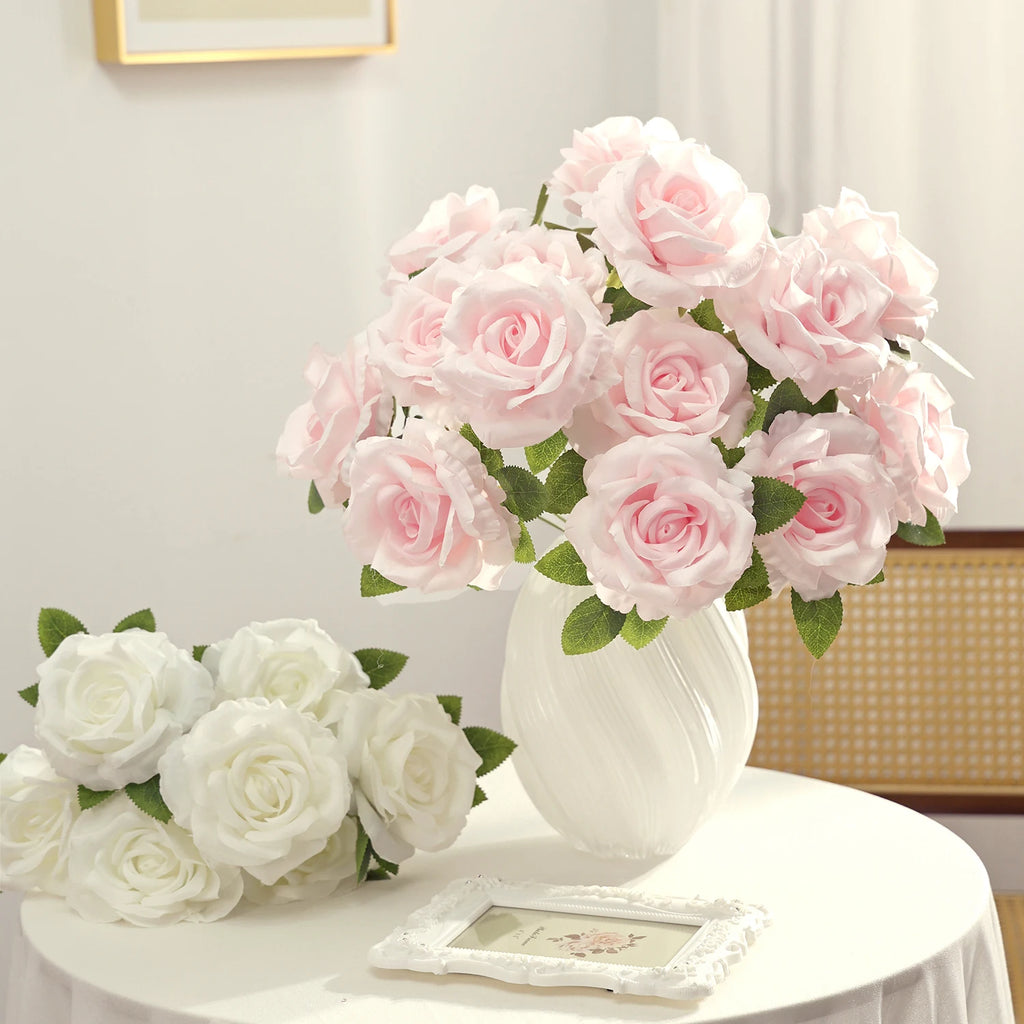 Artificial Silk Rose Bouquet – Wedding & Home Décor Artificial Flower Bouquet Babs