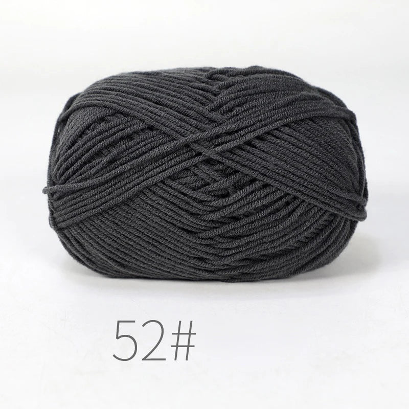10 Balls 500g Soft Milk Cotton Yarn for Knitting & Crochet Knitting Crochet Yarn Babs
