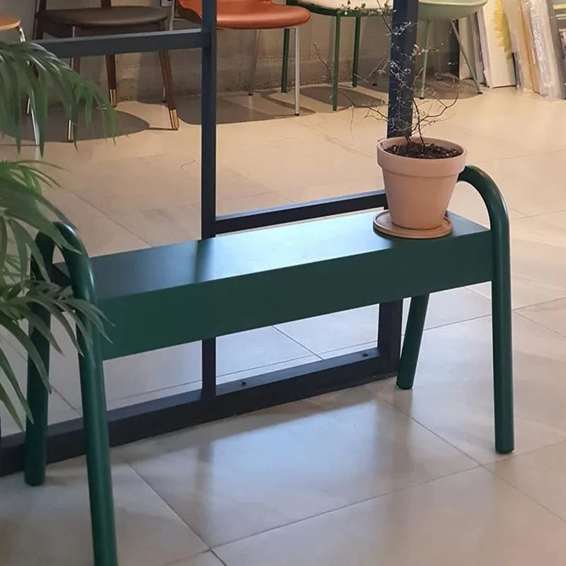 Modern Metal Footstool Bench – Indoor & Outdoor Low Stool Metal Footstool Bench Babs