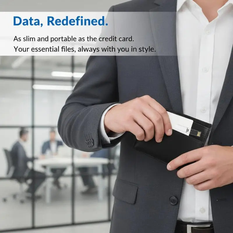 Business Card USB Flash Drive 2.0 – 512MB to 16GB Memory Stick USB Flash Drive Babs
